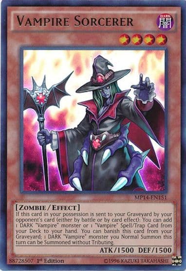 Vampire Sorcerer 2014 Mega-Tins Mega Pack Yu-Gi-Oh! card