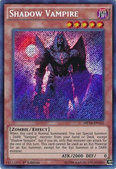 Shadow Vampire 2014 Mega-Tins Mega Pack Yu-Gi-Oh! card
