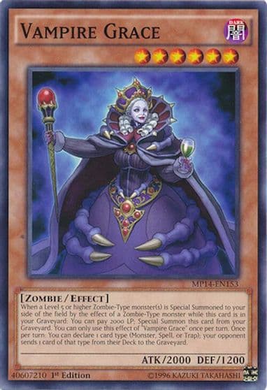 Vampire Grace 2014 Mega-Tins Mega Pack Yu-Gi-Oh! card