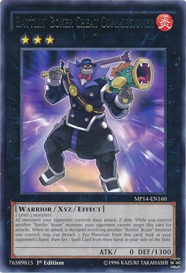 Battlin Boxer Cheat Commissioner 2014 Mega-Tins Mega Pack Yu-Gi-Oh! card