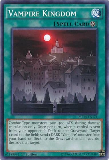 Vampire Kingdom 2014 Mega-Tins Mega Pack Yu-Gi-Oh! card