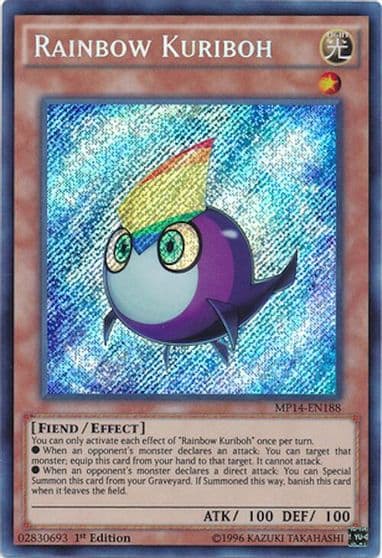 Rainbow Kuriboh 2014 Mega-Tins Mega Pack Yu-Gi-Oh! card