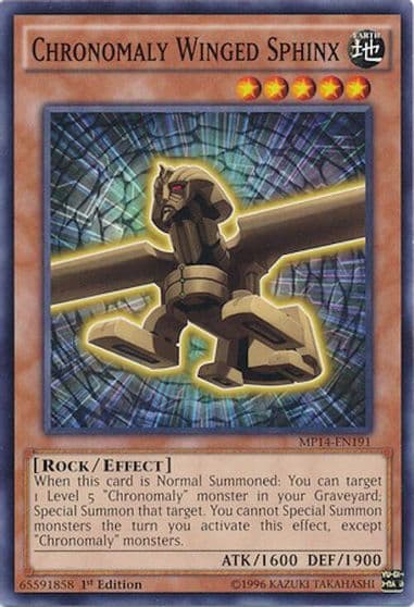 Chronomaly Winged Sphinx 2014 Mega-Tins Mega Pack Yu-Gi-Oh! card