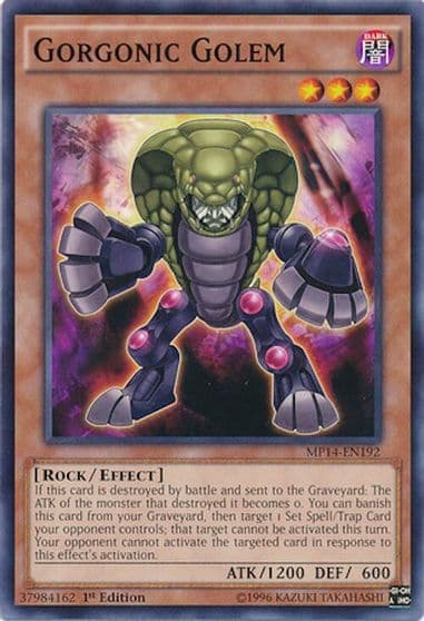 Gorgonic Golem 2014 Mega-Tins Mega Pack Yu-Gi-Oh! card