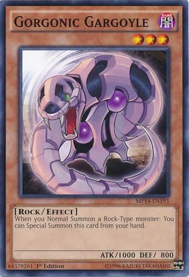Gorgonic Gargoyle 2014 Mega-Tins Mega Pack Yu-Gi-Oh! card