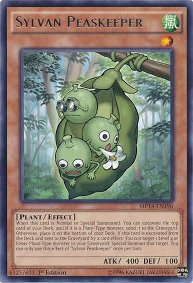 Sylvan Peaskeeper 2014 Mega-Tins Mega Pack Yu-Gi-Oh! card