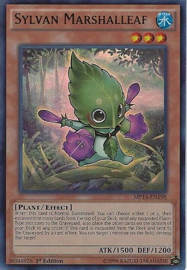 Sylvan Marshalleaf 2014 Mega-Tins Mega Pack Yu-Gi-Oh! card