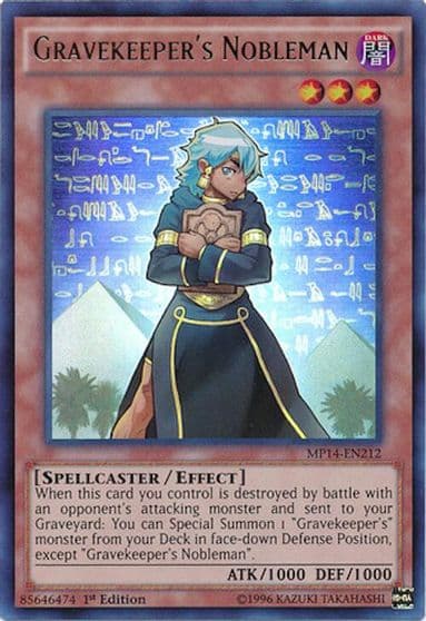 Gravekeepers Nobleman 2014 Mega-Tins Mega Pack Yu-Gi-Oh! card