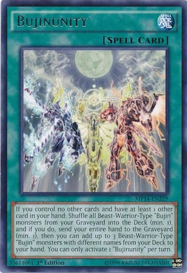 Bujinunity 2014 Mega-Tins Mega Pack Yu-Gi-Oh! card