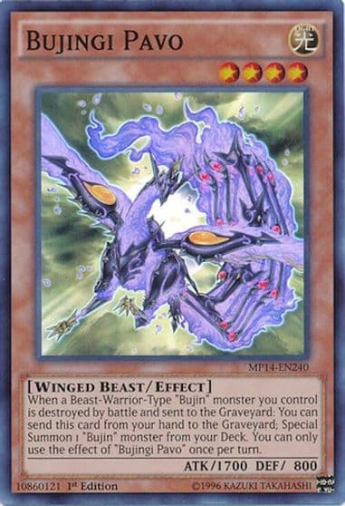 Bujingi Pavo 2014 Mega-Tins Mega Pack Yu-Gi-Oh! card