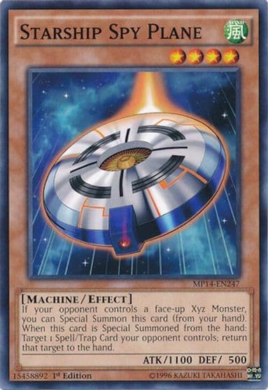 Starship Spy Plane 2014 Mega-Tins Mega Pack Yu-Gi-Oh! card
