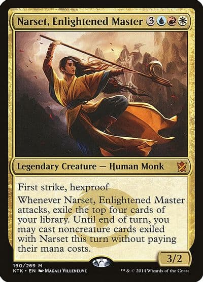 Narset Enlightened Master Khans of Tarkir Magic card