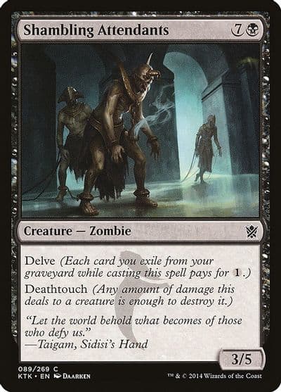 Shambling Attendants Khans of Tarkir Magic card