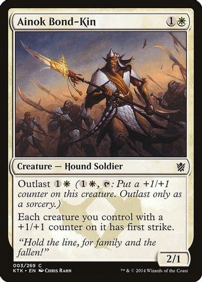 Ainok Bond Kin Khans of Tarkir Magic card