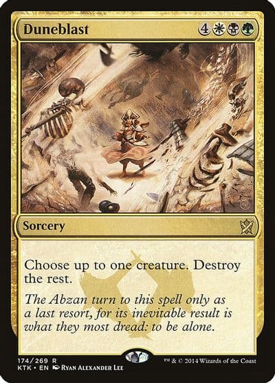 Duneblast Khans of Tarkir Magic card