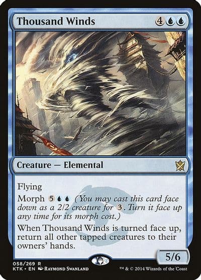Thousand Winds Khans of Tarkir Magic card