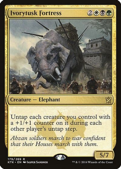 Ivorytusk Fortress Khans of Tarkir Magic card