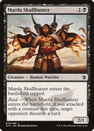 Mardu Skullhunter Khans of Tarkir Magic card