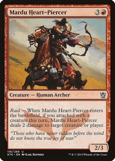 Mardu Heart Piercer Khans of Tarkir Magic card