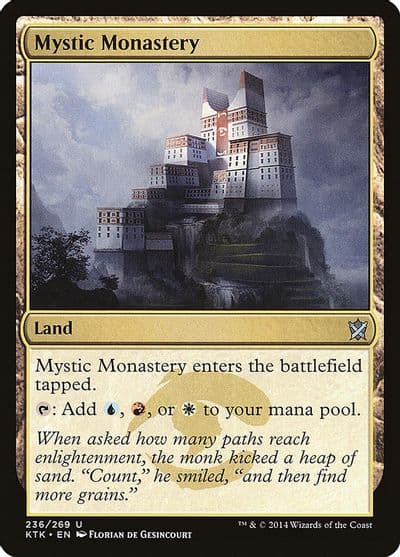 Mystic Monastery Khans of Tarkir Magic card