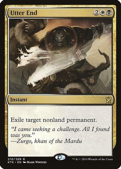 Utter End Khans of Tarkir Magic card