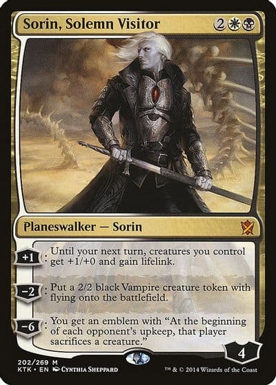 Sorin Solemn Visitor Khans of Tarkir Magic card