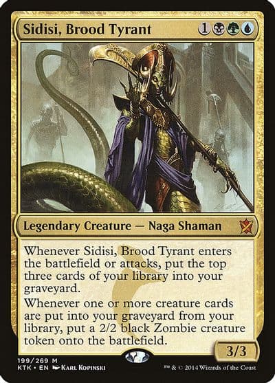 Sidisi Brood Tyrant Khans of Tarkir Magic card