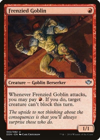 Frenzied Goblin Duel Decks: Speed vs. Cunning Magic card