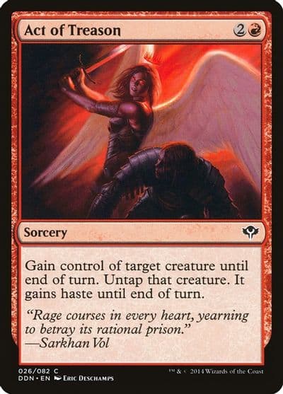 Act of Treason Duel Decks: Speed vs. Cunning Magic card