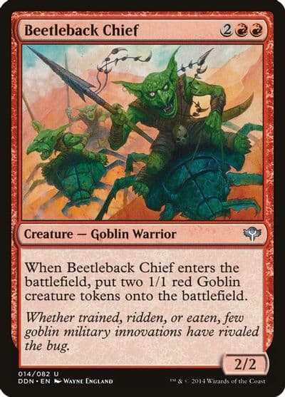 Beetleback Chief Duel Decks: Speed vs. Cunning Magic card