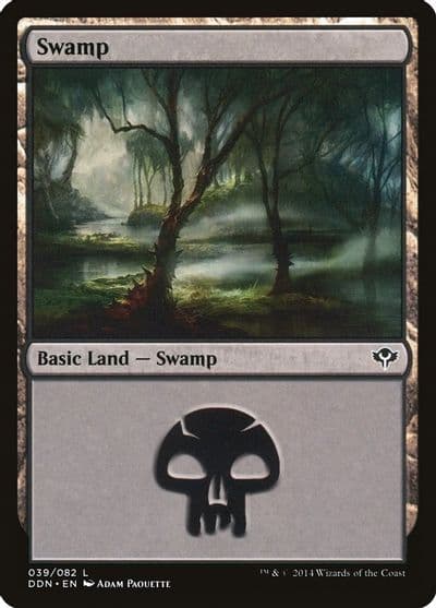 Swamp 039 Duel Decks: Speed vs. Cunning Magic card