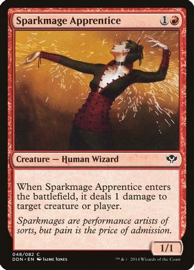 Sparkmage Apprentice Duel Decks: Speed vs. Cunning Magic card