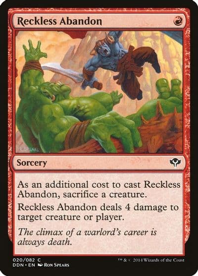 Reckless Abandon Duel Decks: Speed vs. Cunning Magic card