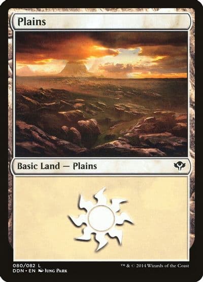 Plains 080 Duel Decks: Speed vs. Cunning Magic card