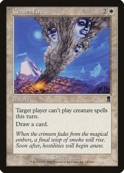 Cease Fire Odyssey Magic card