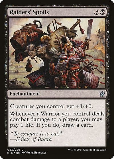 Raiders Spoils Khans of Tarkir Magic card