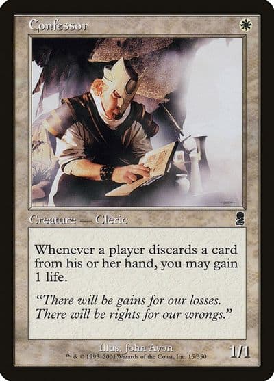 Confessor Odyssey Magic card