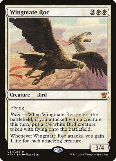 Wingmate Roc Khans of Tarkir Magic card