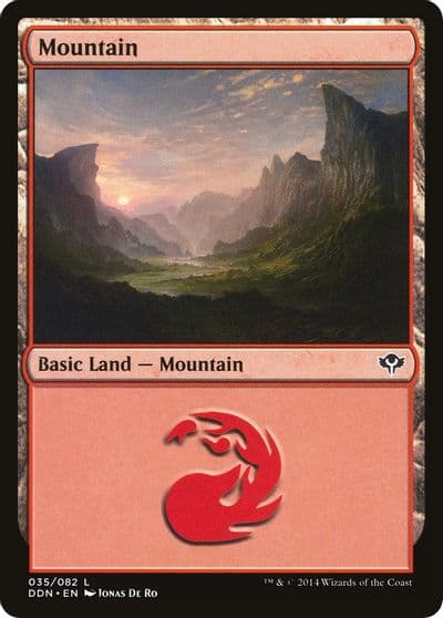 Mountain 035 Duel Decks: Speed vs. Cunning Magic card