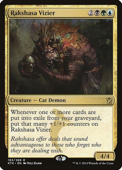 Rakshasa Vizier Khans of Tarkir Magic card