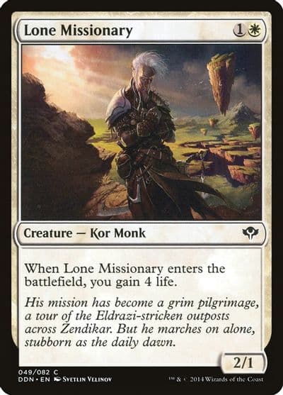 Lone Missionary Duel Decks: Speed vs. Cunning Magic card