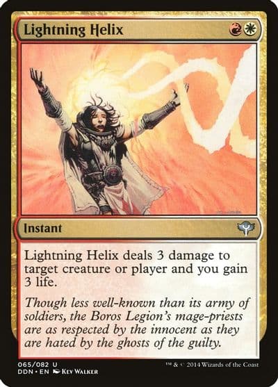 Lightning Helix Duel Decks: Speed vs. Cunning Magic card