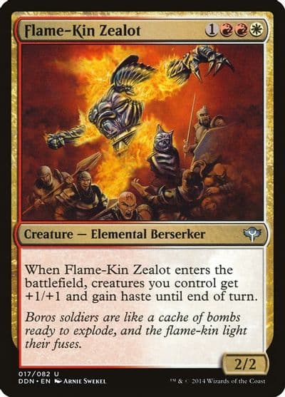 Flame Kin Zealot Duel Decks: Speed vs. Cunning Magic card