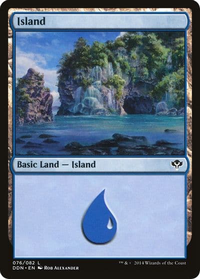 Island 076 Duel Decks: Speed vs. Cunning Magic card