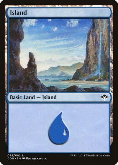 Island 075 Duel Decks: Speed vs. Cunning Magic card