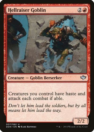 Hellraiser Goblin Duel Decks: Speed vs. Cunning Magic card