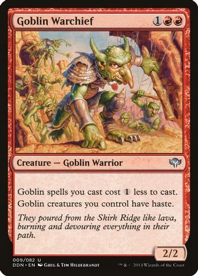Goblin Warchief Duel Decks: Speed vs. Cunning Magic card