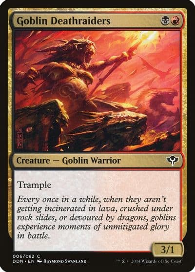 Goblin Deathraiders Duel Decks: Speed vs. Cunning Magic card