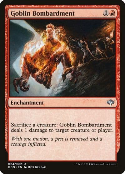 Goblin Bombardment Duel Decks: Speed vs. Cunning Magic card