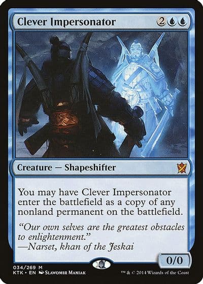 Clever Impersonator Khans of Tarkir Magic card